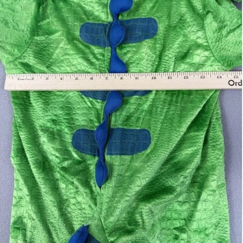 Spooktacular Creations Costume Unisex Small Green Dinosaur Triceratops Halloween